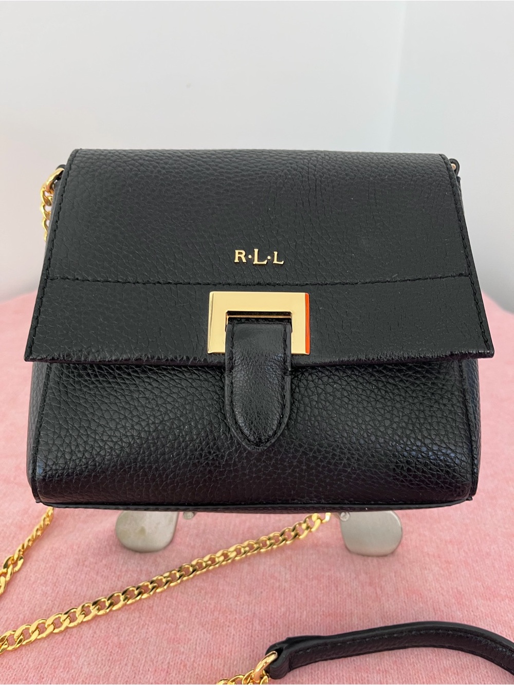 Lauren Ralph Lauren  Crossbody Bag with Gold Chain